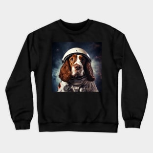 Astro Dog - Welsh Springer Spaniel Crewneck Sweatshirt